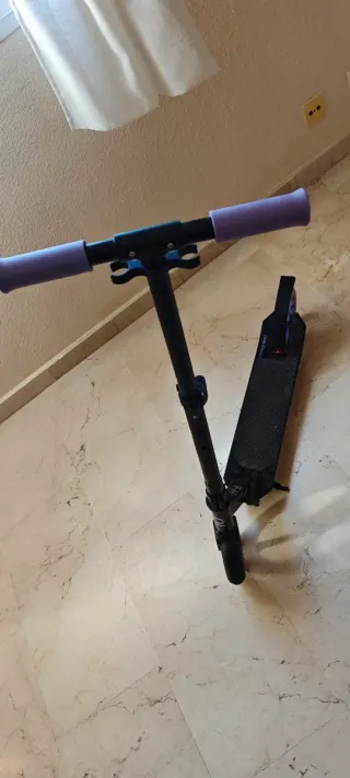 Patinete Oxelo MID 7 Niños Negro/Lavanda