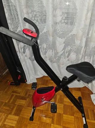 Bicicleta Elíptica Estática Negra