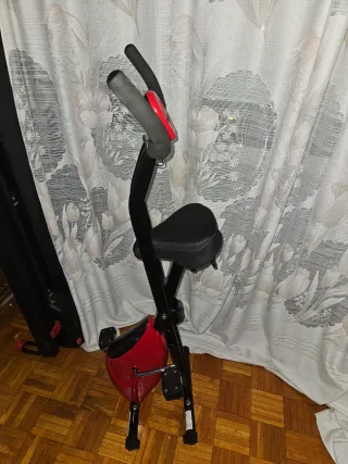 Bicicleta Elíptica Estática Negra