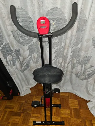 Bicicleta Elíptica Estática Negra