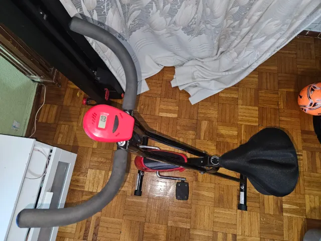 Bicicleta Elíptica Estática Negra