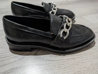 Mocasines Stradivarius negros nuevos