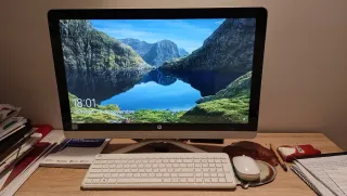 Ordenador HP All-in-One Plata/Blanco