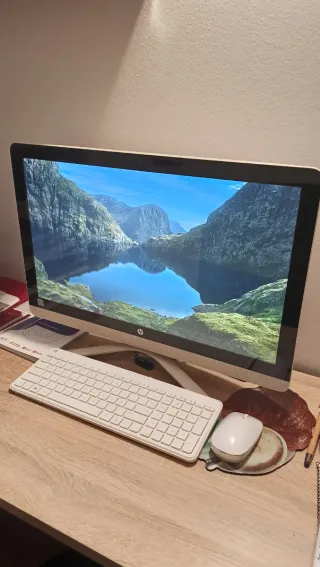 Ordenador HP All-in-One Plata/Blanco