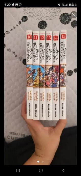 Seven Deadly Sins mangas del 10 al 26 (sin el 22)