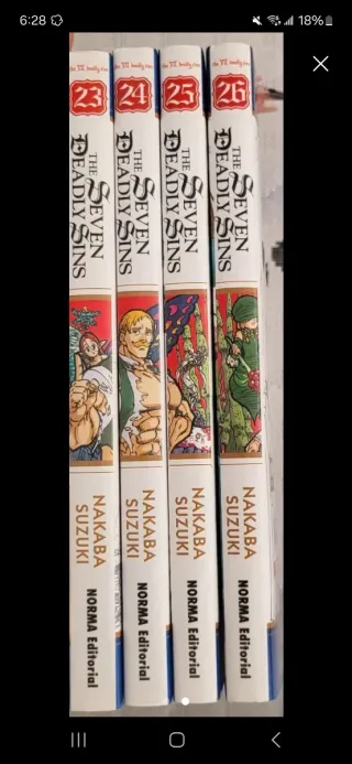 Seven Deadly Sins mangas del 10 al 26 (sin el 22)
