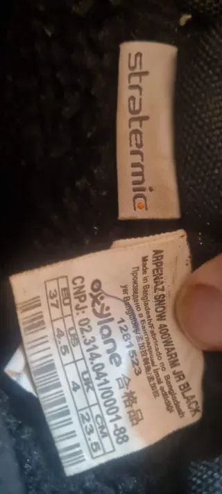 Botas de esquí negras