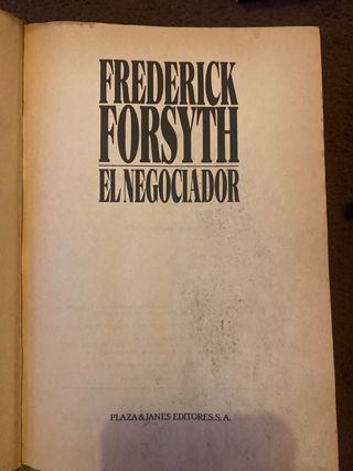 Frederick Forsyth-El negociador