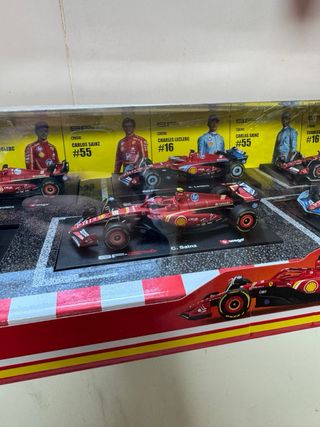 Burago Ferrari 1:43 6 Coches Fórmula 1