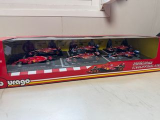 Burago Ferrari 1:43 6 Coches Fórmula 1