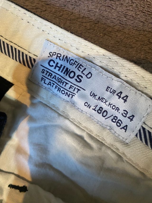 Pantalón chino nuevo Springfield hombre T44
