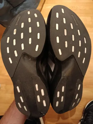 Zapatillas Adidas Running Negras y Plateadas