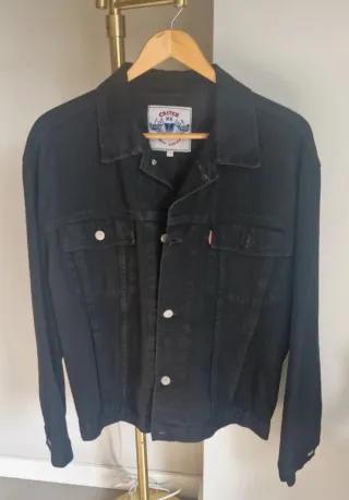 Cazadora Vaquera Caster Negra Talla S