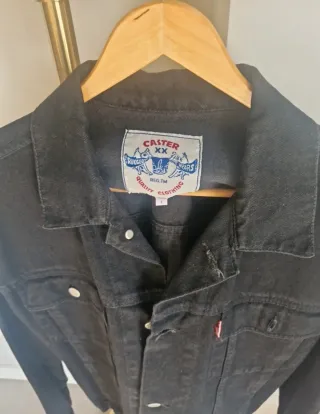 Cazadora Vaquera Caster Negra Talla S