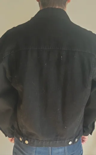 Cazadora Vaquera Caster Negra Talla S