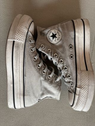 Converse Chuck Taylor Plataforma Gris