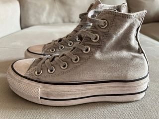 Converse Chuck Taylor Plataforma Gris