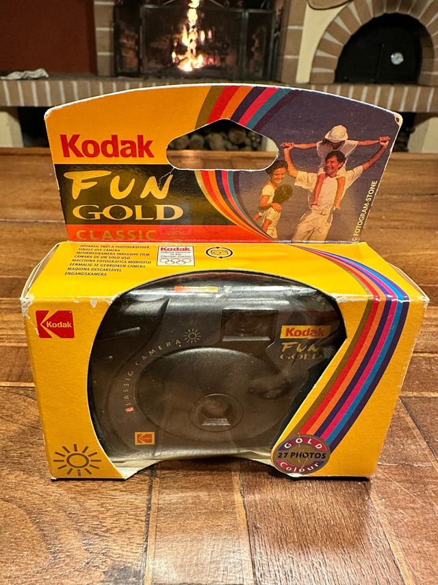 Cámara Kodak Fun Gold Classic Desechable