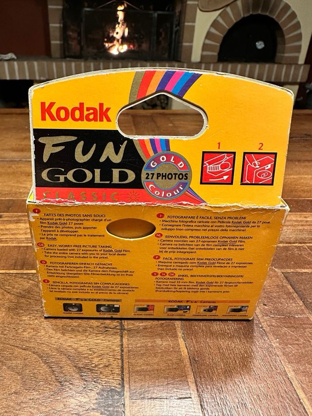 Cámara Kodak Fun Gold Classic Desechable