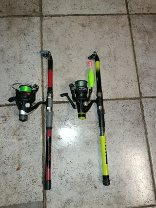 2 Cañas de Pescar con Carretes