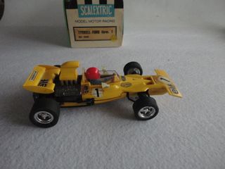 Scalextric Exin Tyrrell Ford F1 Amarillo