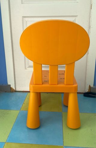 6 Sillas infantiles de plástico