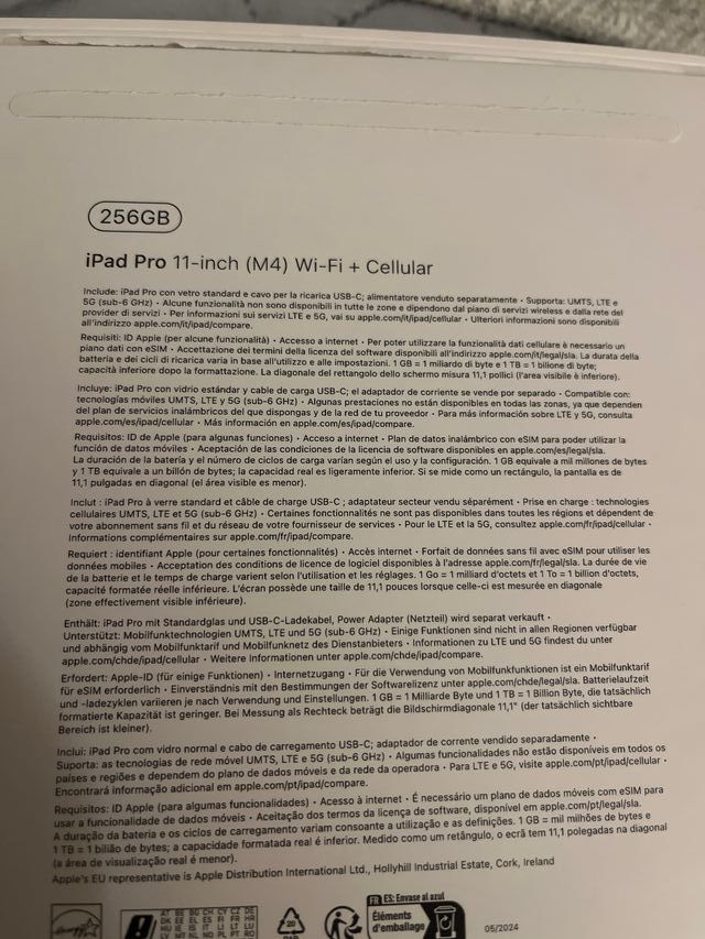 iPad Pro 11 Wifi + Celular Nuevo