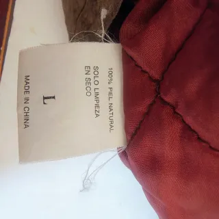 Parka Vintage Ante Marrón Sallurtegui Piel