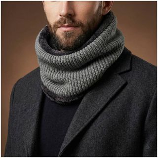 Bufanda Polar Térmica Unisex Gris SMOG