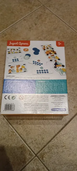 Puzzle de números con animales de circo