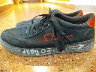 Zapatos Deportivos Negros Talla 44