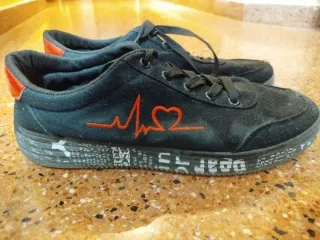 Zapatos Deportivos Negros Talla 44