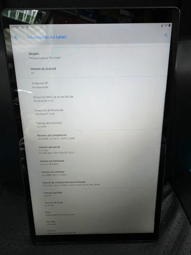 Tablet Lenovo M10 Plus grigio