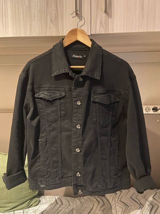 Chaqueta vaquera negra MissTic Talla 42