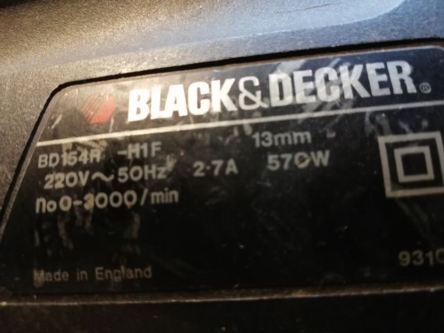 Trapano Black & Decker BD154R 570W