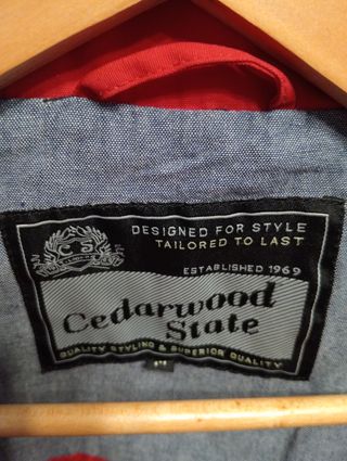 Chaqueta Cedarwood State Roja