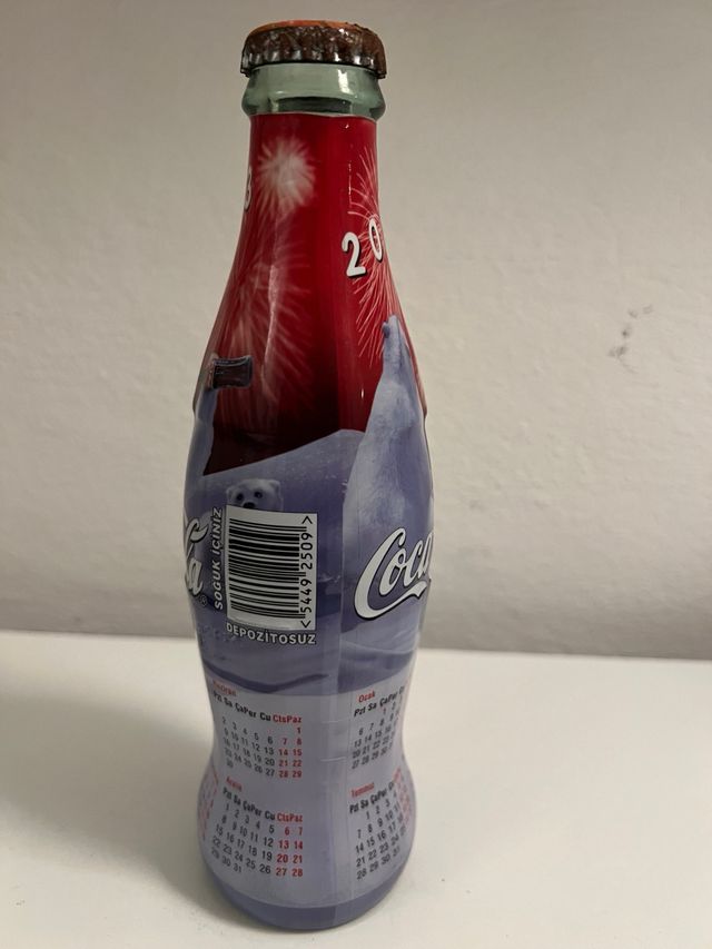 Bottiglia Coca Cola 2003 Calendario Polar