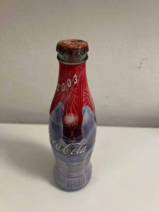 Bottiglia Coca Cola 2003 Calendario Polar