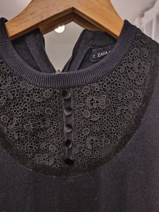 Vestido Zara Azul marino Talla S