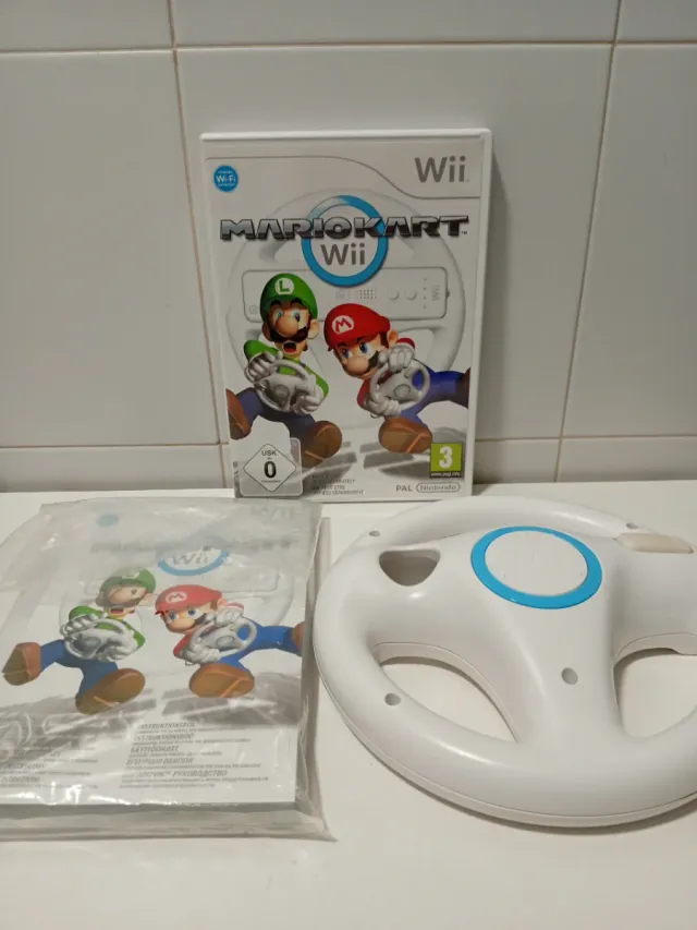Mario Kart Wii + Volante Wii