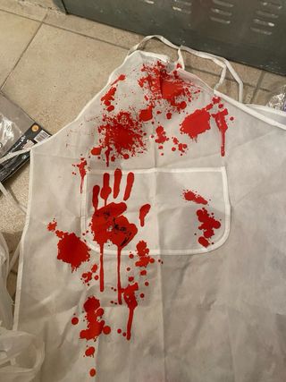 Disfraz Delantal Sangriento Talla Única