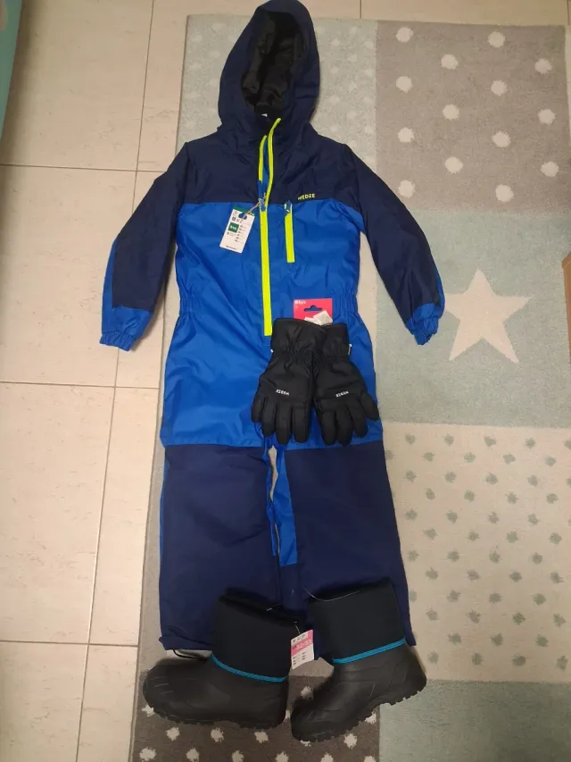 Mono de esquí Wedze azul y marino