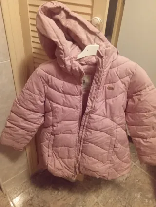 Abrigo niña rosa talla9/10