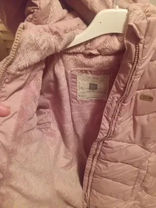 Abrigo niña rosa talla9/10