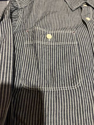 Camisa Uniqlo Talla S Rayas Azules