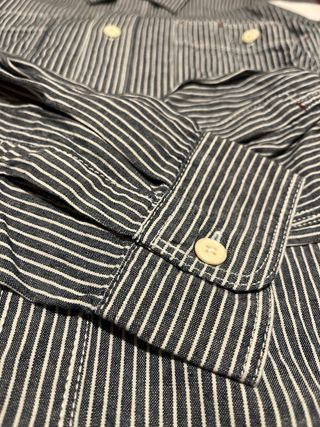 Camisa Uniqlo Talla S Rayas Azules