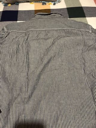Camisa Uniqlo Talla S Rayas Azules