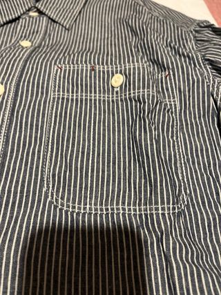 Camisa Uniqlo Talla S Rayas Azules