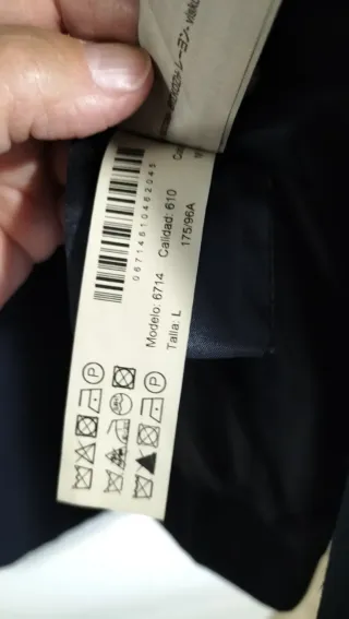 Gabardina Massimo Dutti Negra