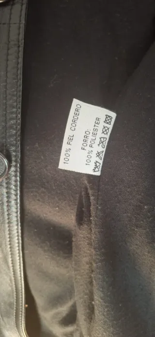 Chaqueta 3/4 hombre negra